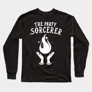 Sorcerer Dungeons and Dragons Team Party Long Sleeve T-Shirt